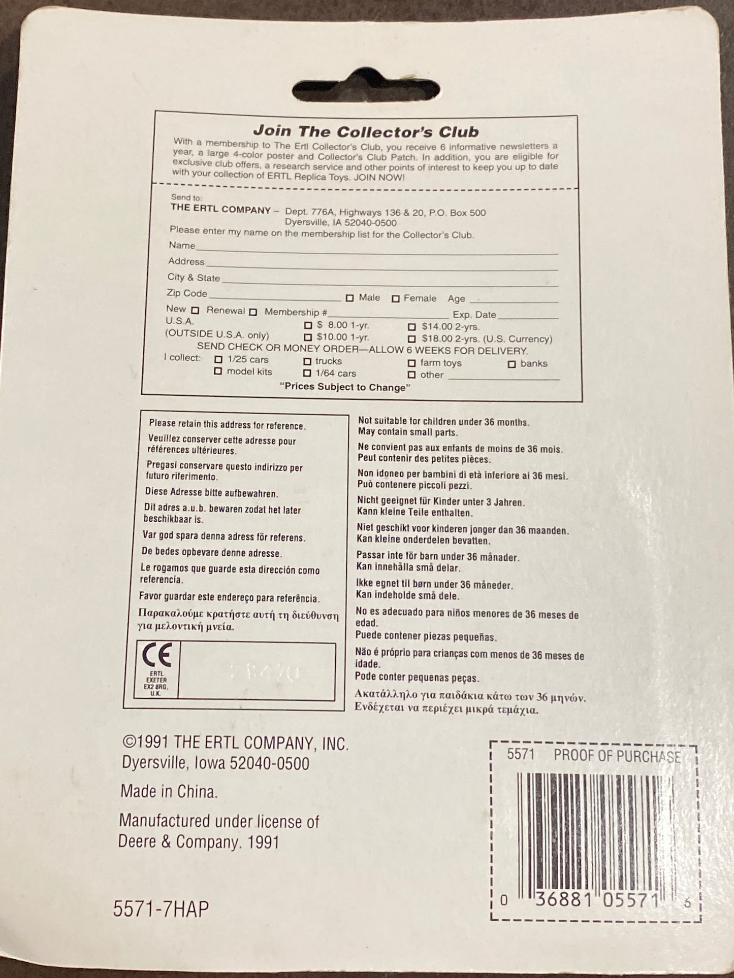 1/64 4255 John Deere Tractor