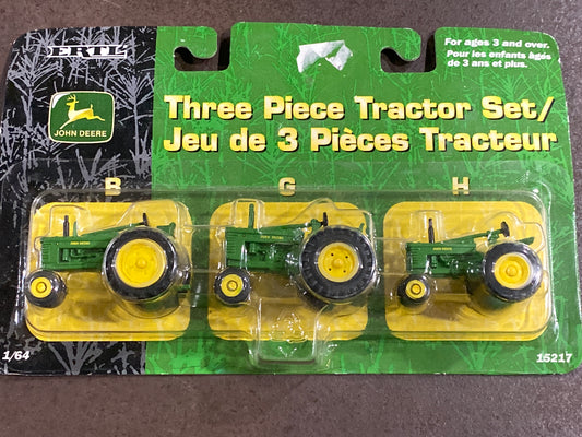 1/64 B G & H John Deere Tractor Set