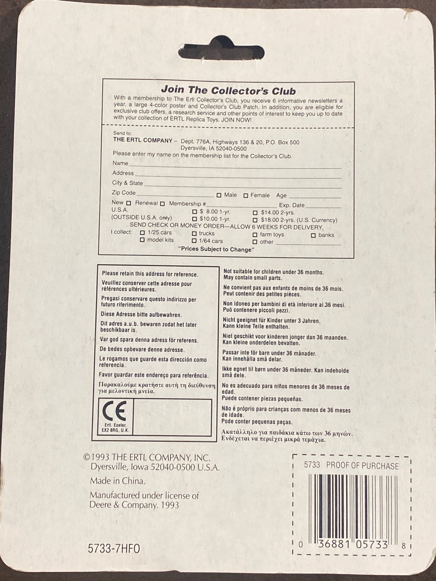 1/64 John Deere 6200 Tractor