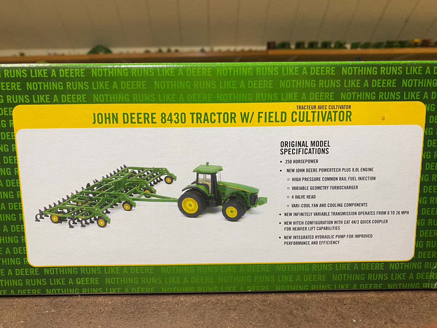 1/64 John Deere 8430 Tractor with Field Cultivator
