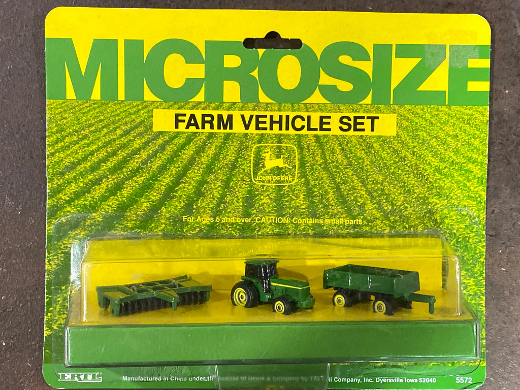 John Deere Microsize Farm Vehicle Set by Ertl