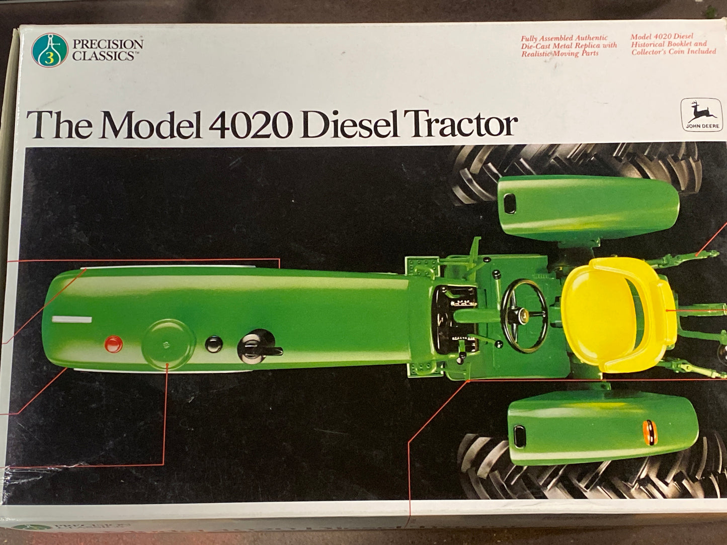 1/16 John Deere 4020 Diesel Tractor Precision Classics 3