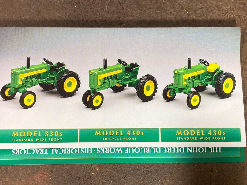 John Deere Dubuque Works Historical Tractors Set 1