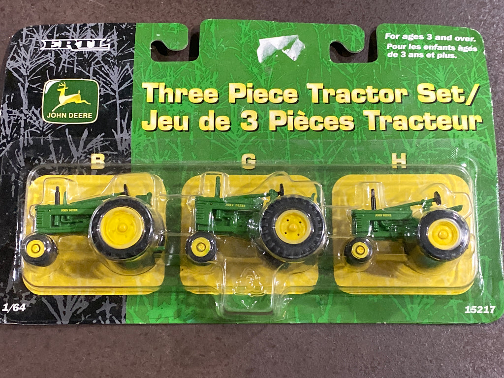 1/64 B G & H John Deere Tractor Set