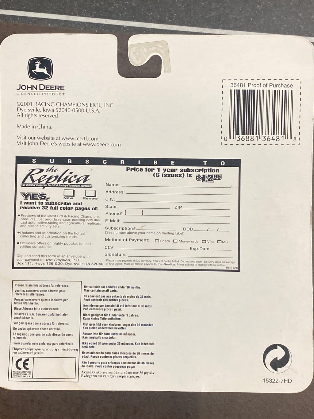 1/64 John Deere 8870 with Duals