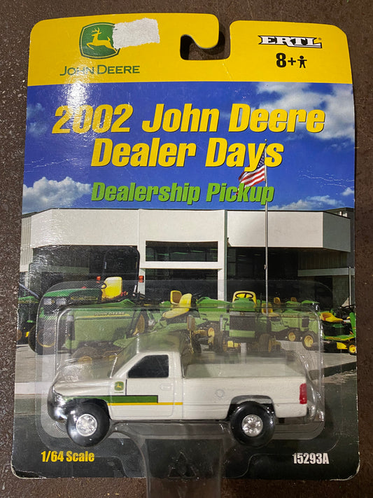 1/64 Gen 2 Dodge John Deere Dealership Truck 2002 JD Dealer Days