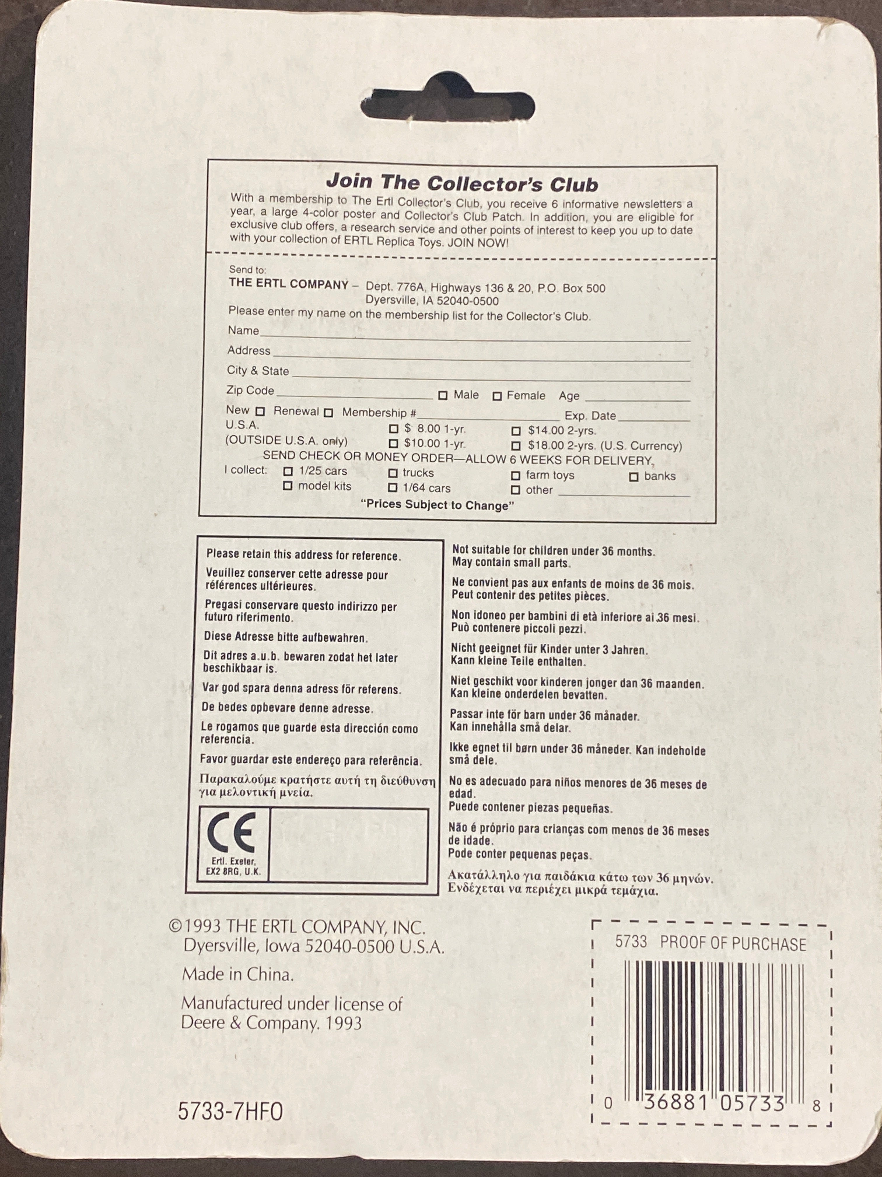 1/64 John Deere 6200 Tractor