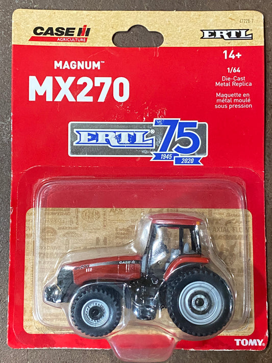 Package Damage 1/64 Case MX270 Magnum Ertl 75th Anniversary