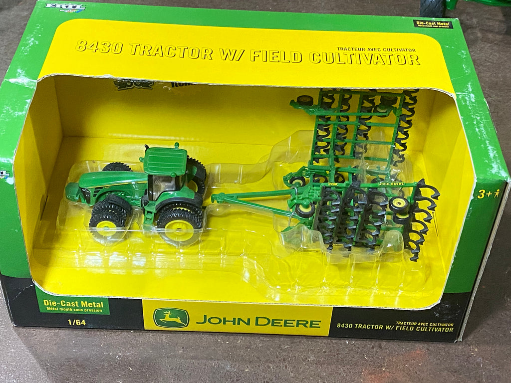 1/64 John Deere 8430 Tractor with Field Cultivator