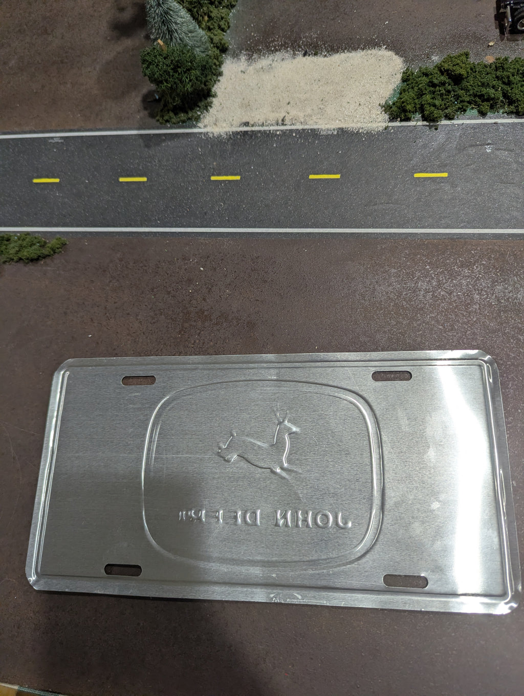 John Deere License Plate