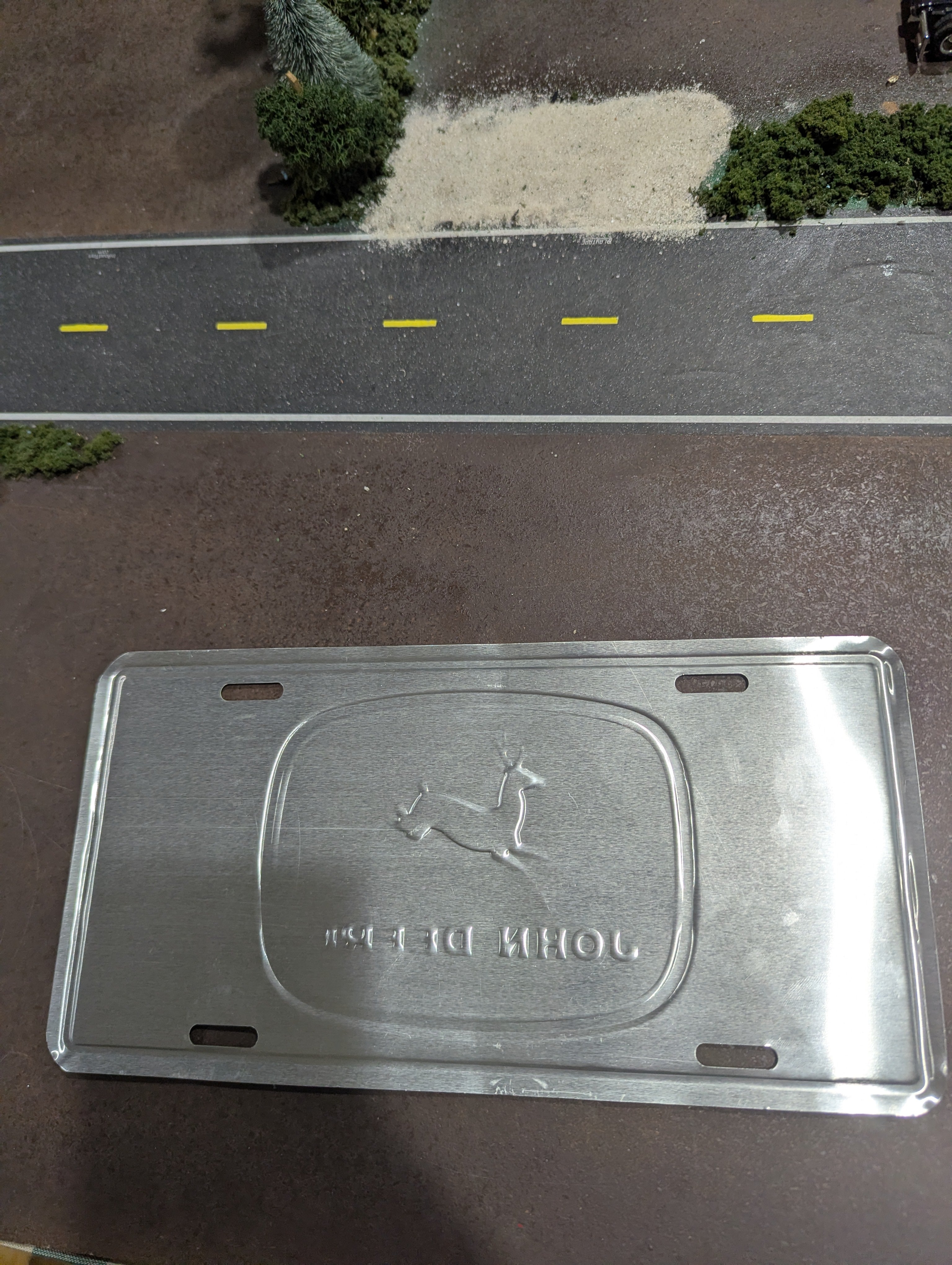 John Deere License Plate